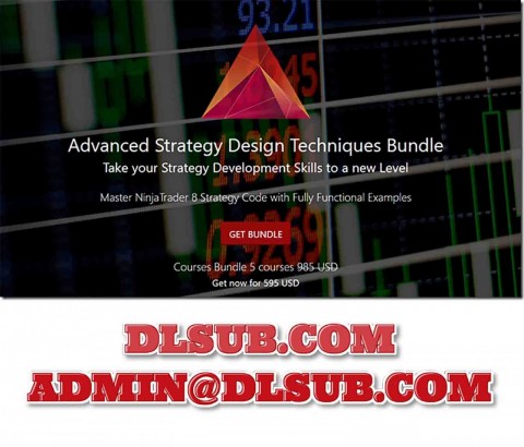 NinjaCoding – Advanced Strategy Design Techniques Bundle NinjaCoding course cover image showing advanced trading strategy concepts for NinjaTrader 8